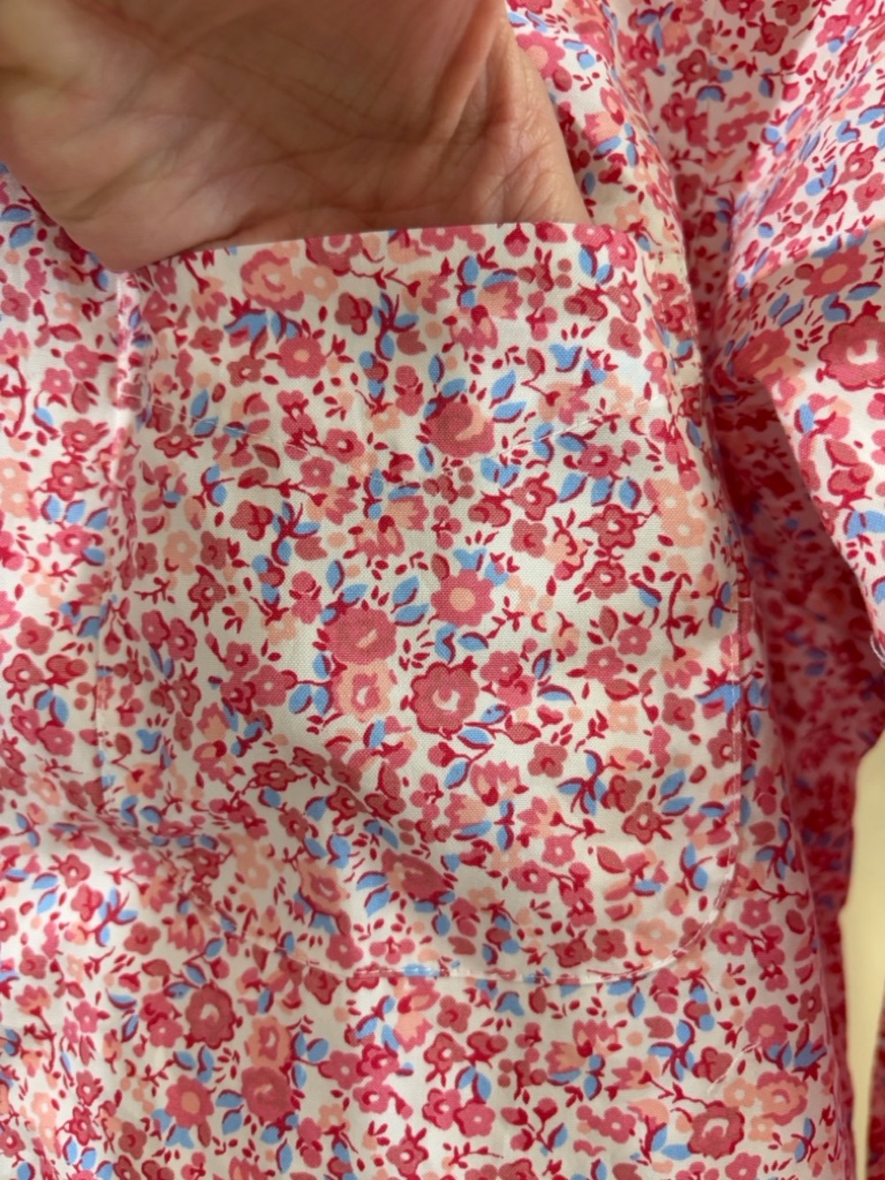 Floral Print Button Down Blouse by L.L. Bean Brand.  NWOT! - Picture 3 of 16
